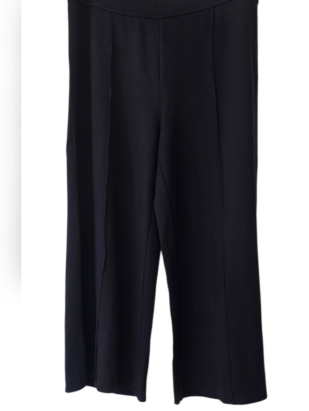 J. Jill Wearever Pleated Cropped Wide Leg Pants Size M